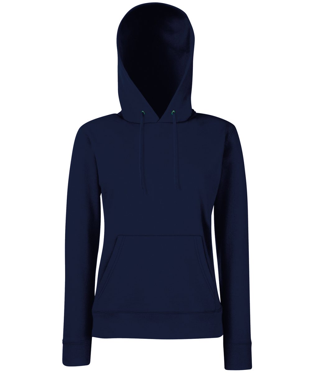 Deep Navy Women's Classic 80/20 hooded sweatshirt