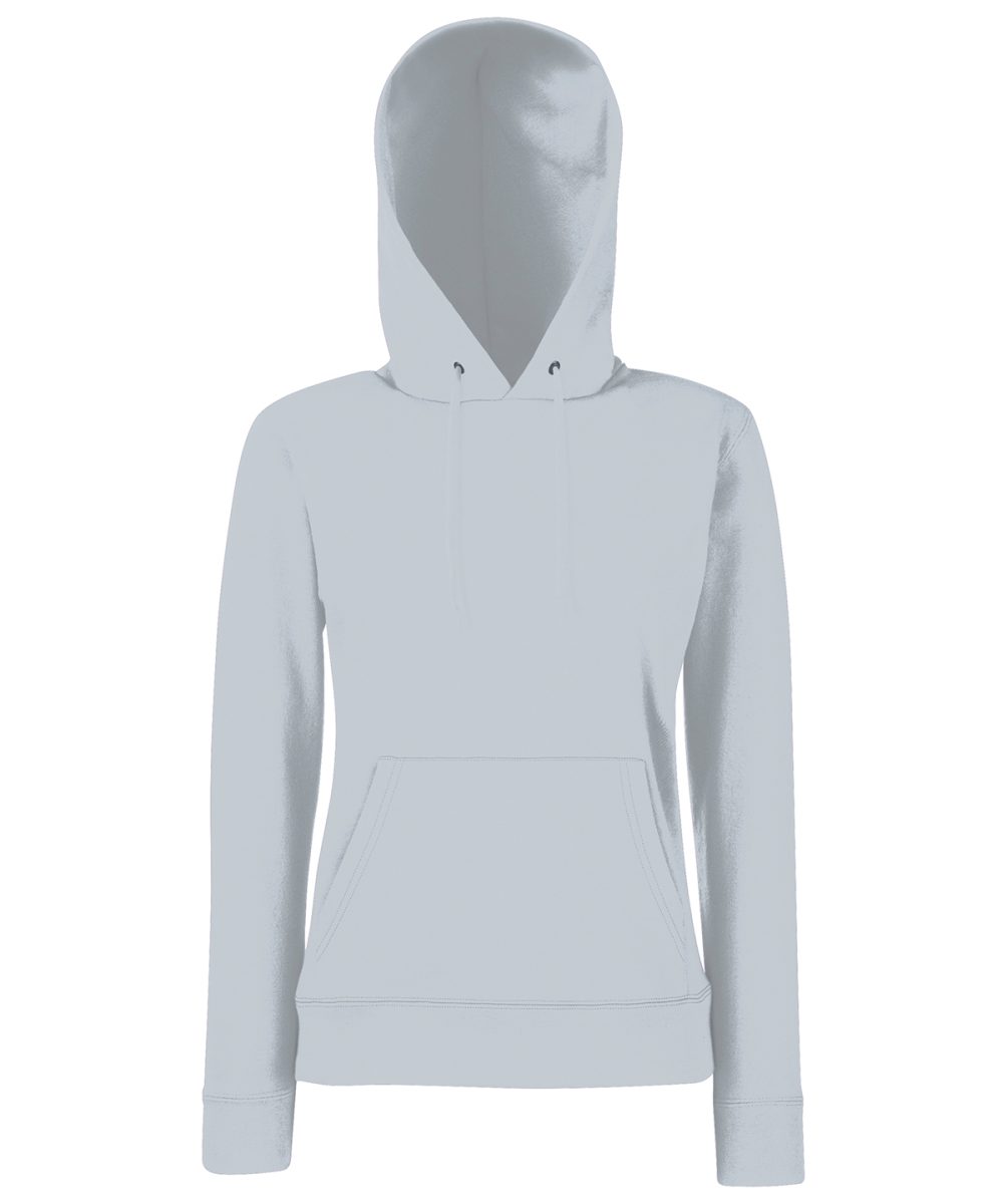 Heather Grey Women's Classic 80/20 hooded sweatshirt