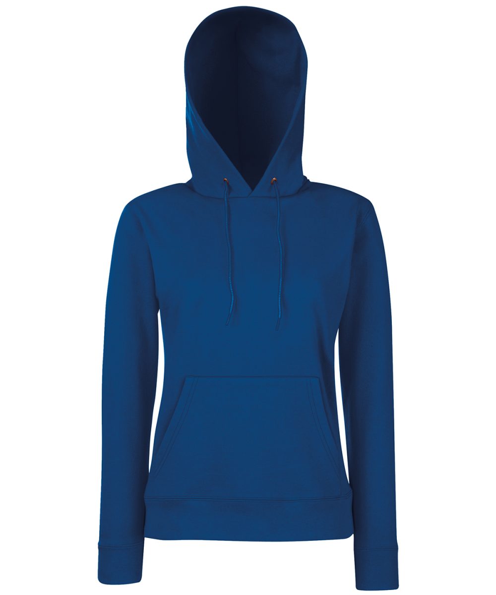 Navy Women's Classic 80/20 hooded sweatshirt