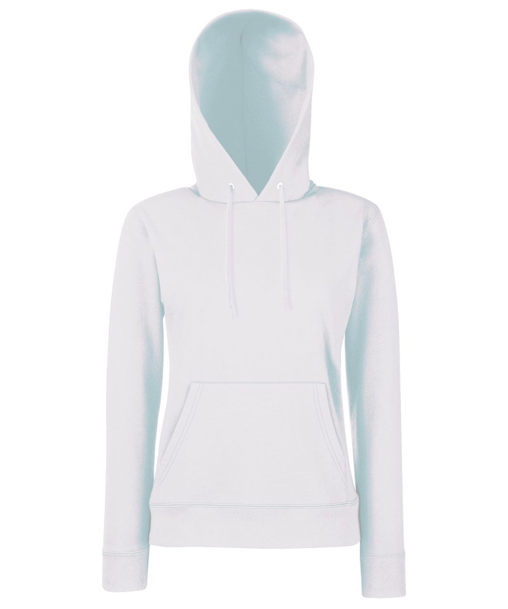 White Women's Classic 80/20 hooded sweatshirt