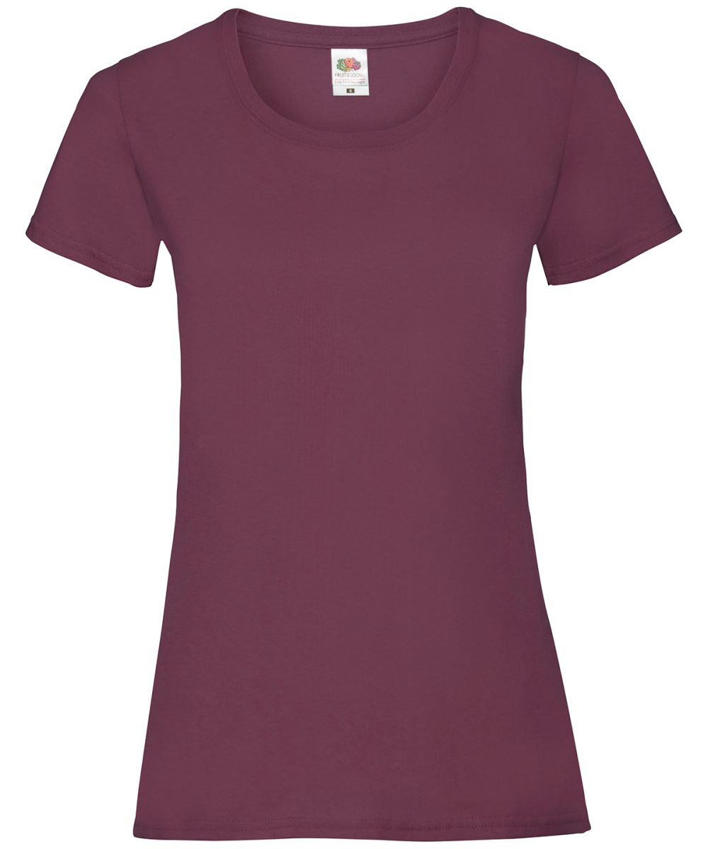 Burgundy Women's valueweight T