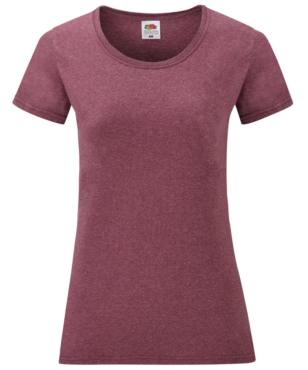 Heather Burgundy Women's valueweight T