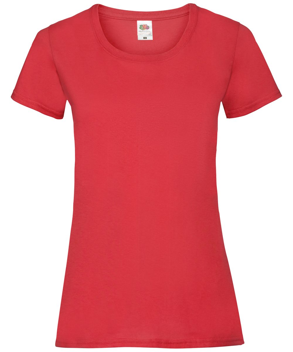 Red Women's valueweight T