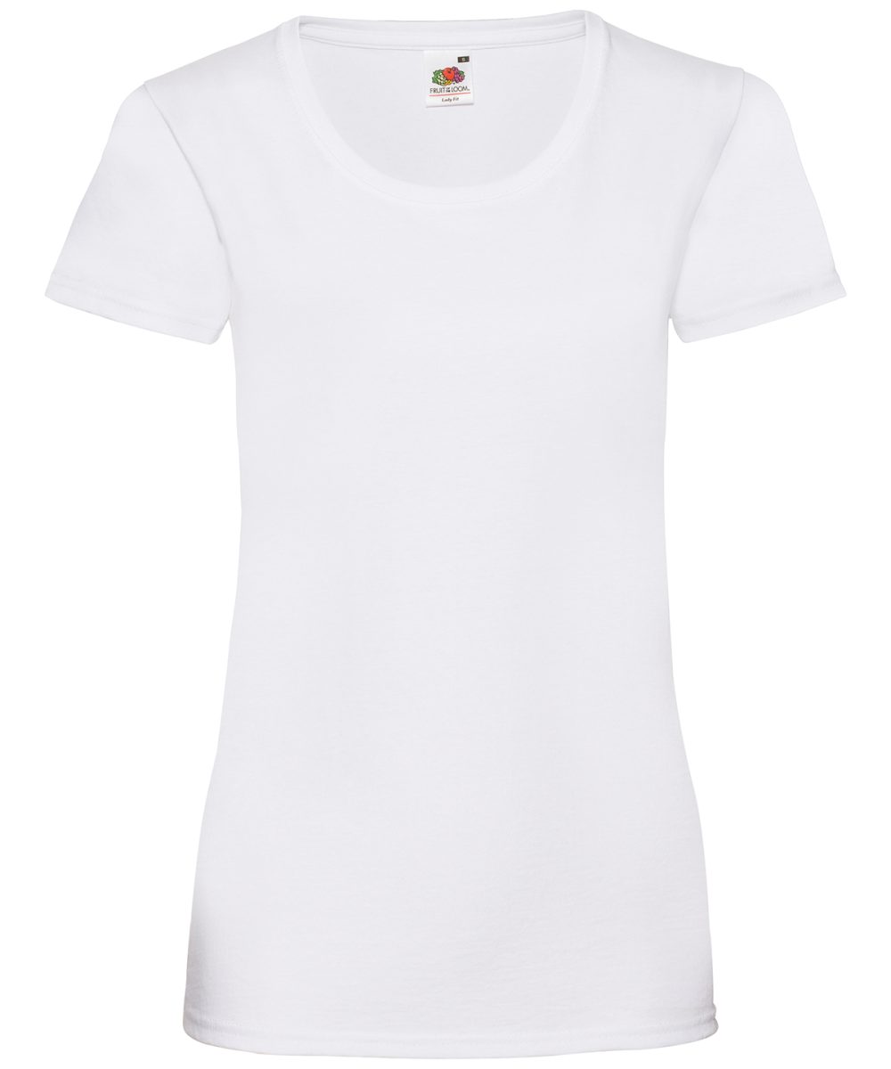 White Women's valueweight T