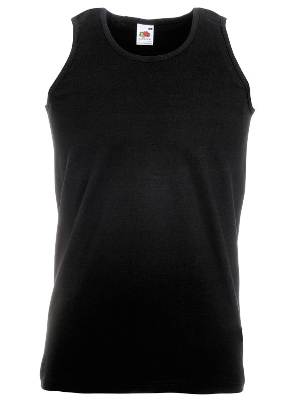 Black* Valueweight athletic vest