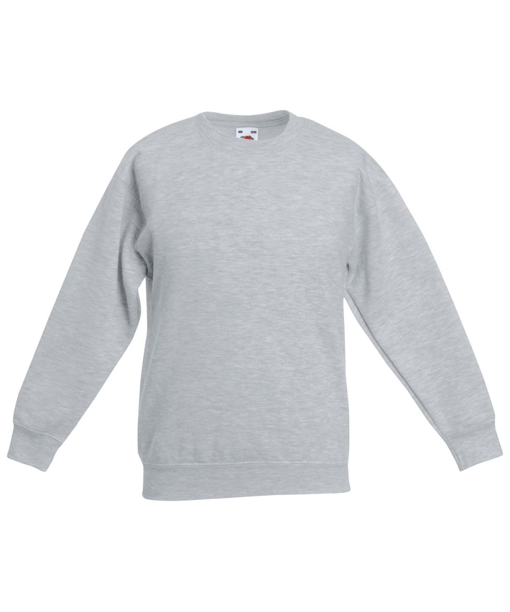 Heather Grey Kids classic set-in sweatshirt