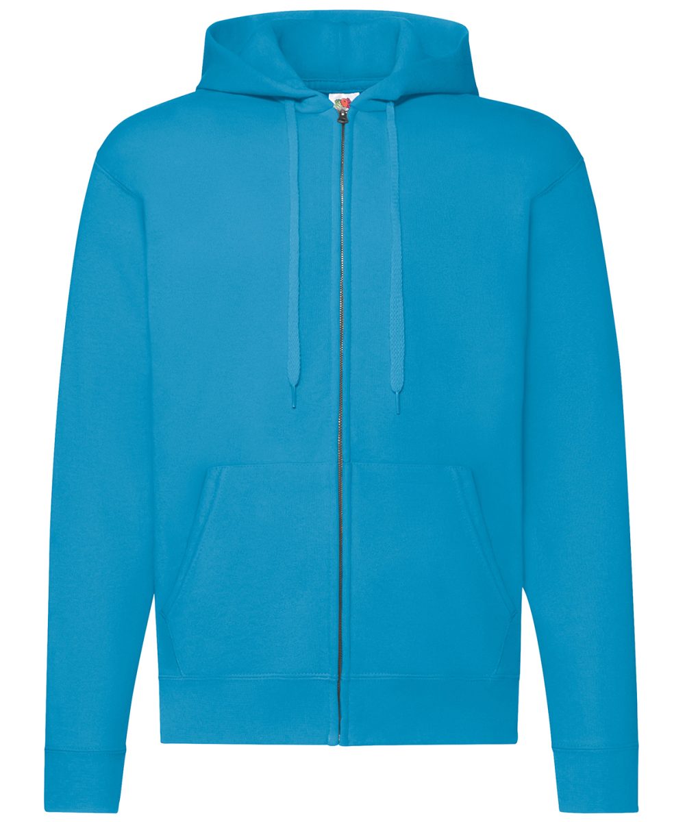 Azure Blue Classic 80/20 hooded sweatshirt jacket