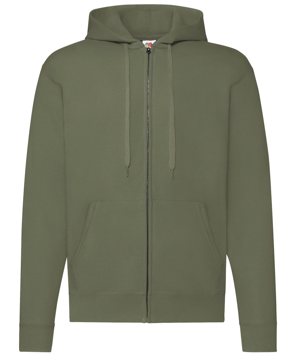 Classic Olive Classic 80/20 hooded sweatshirt jacket