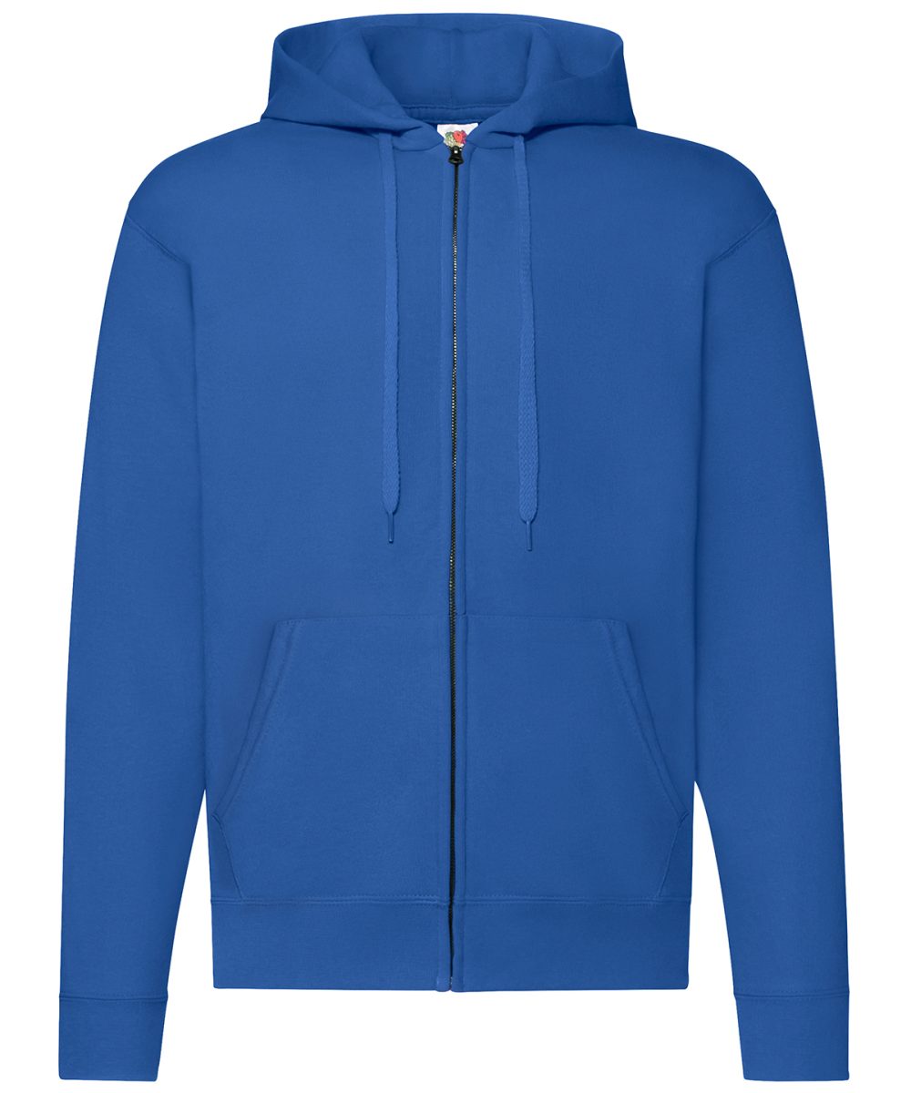 Royal Blue Classic 80/20 hooded sweatshirt jacket