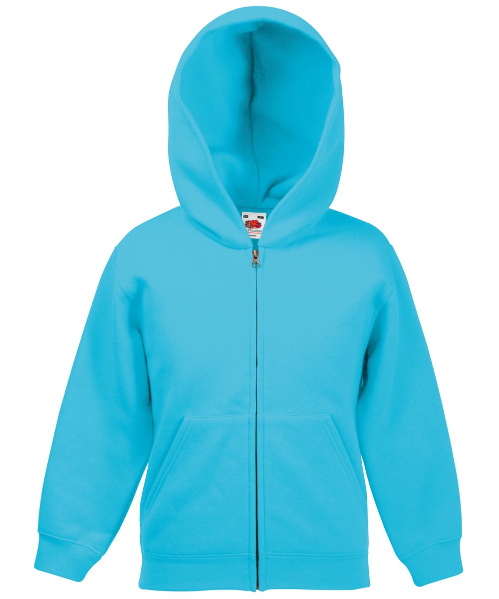 Azure Blue Kids classic hooded sweatshirt jacket