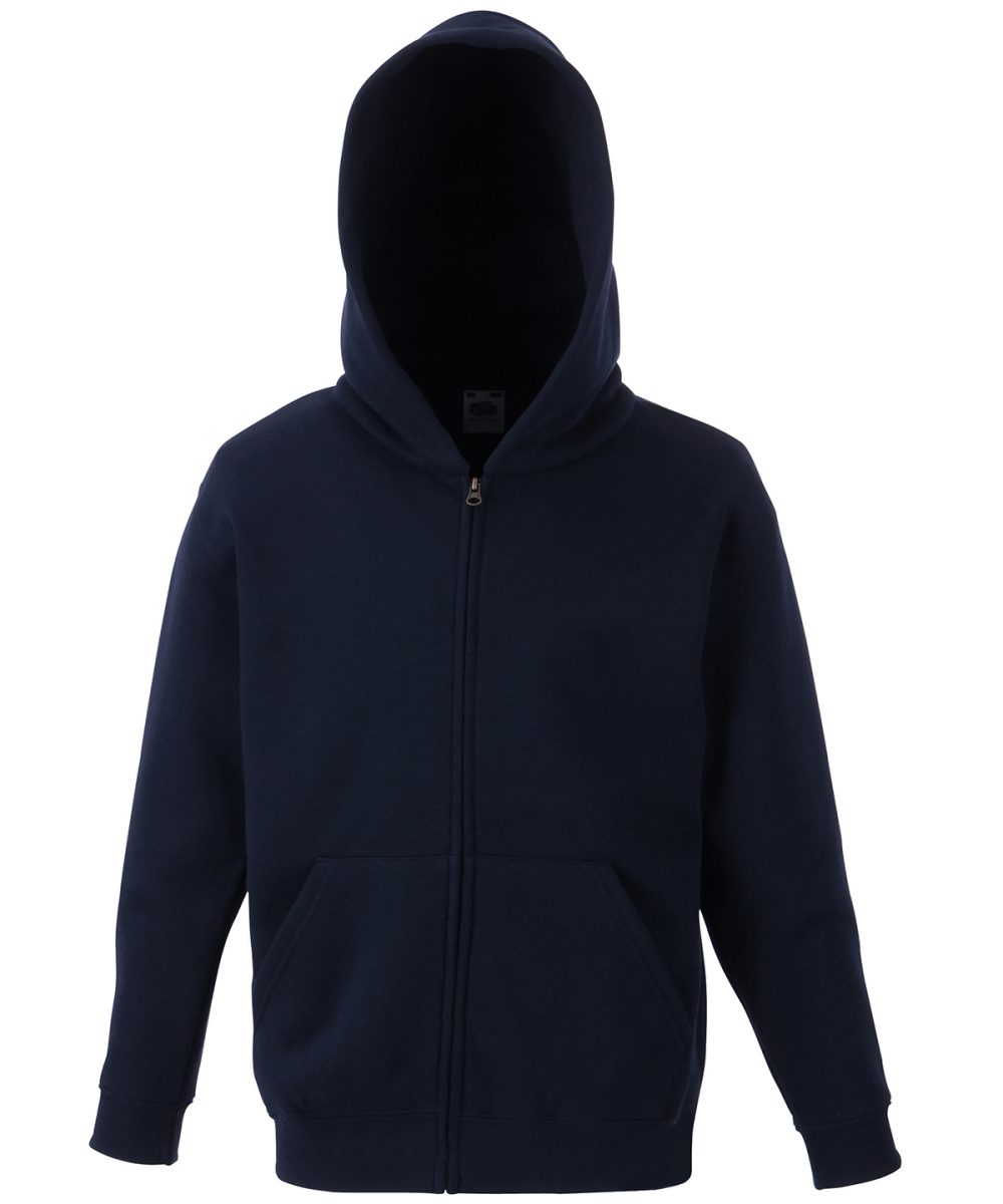 Deep Navy Kids classic hooded sweatshirt jacket