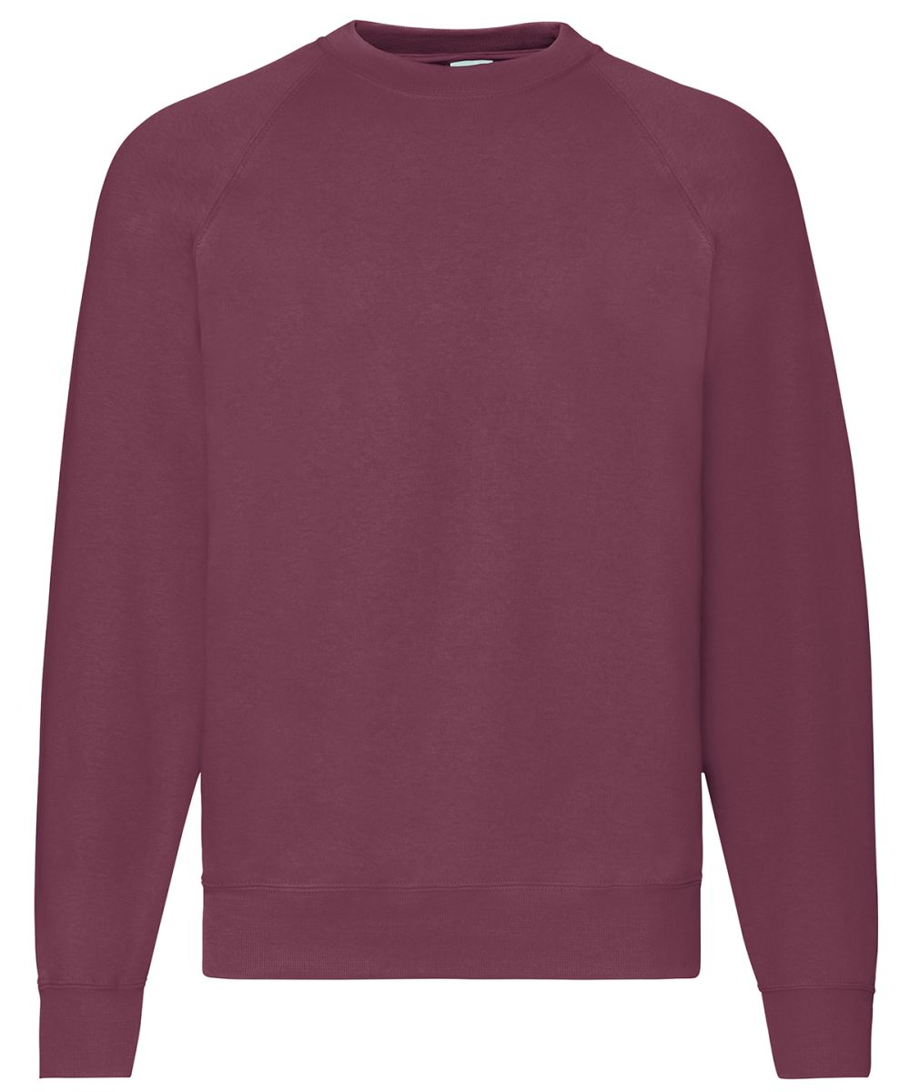 Burgundy Classic 80/20 raglan sweatshirt