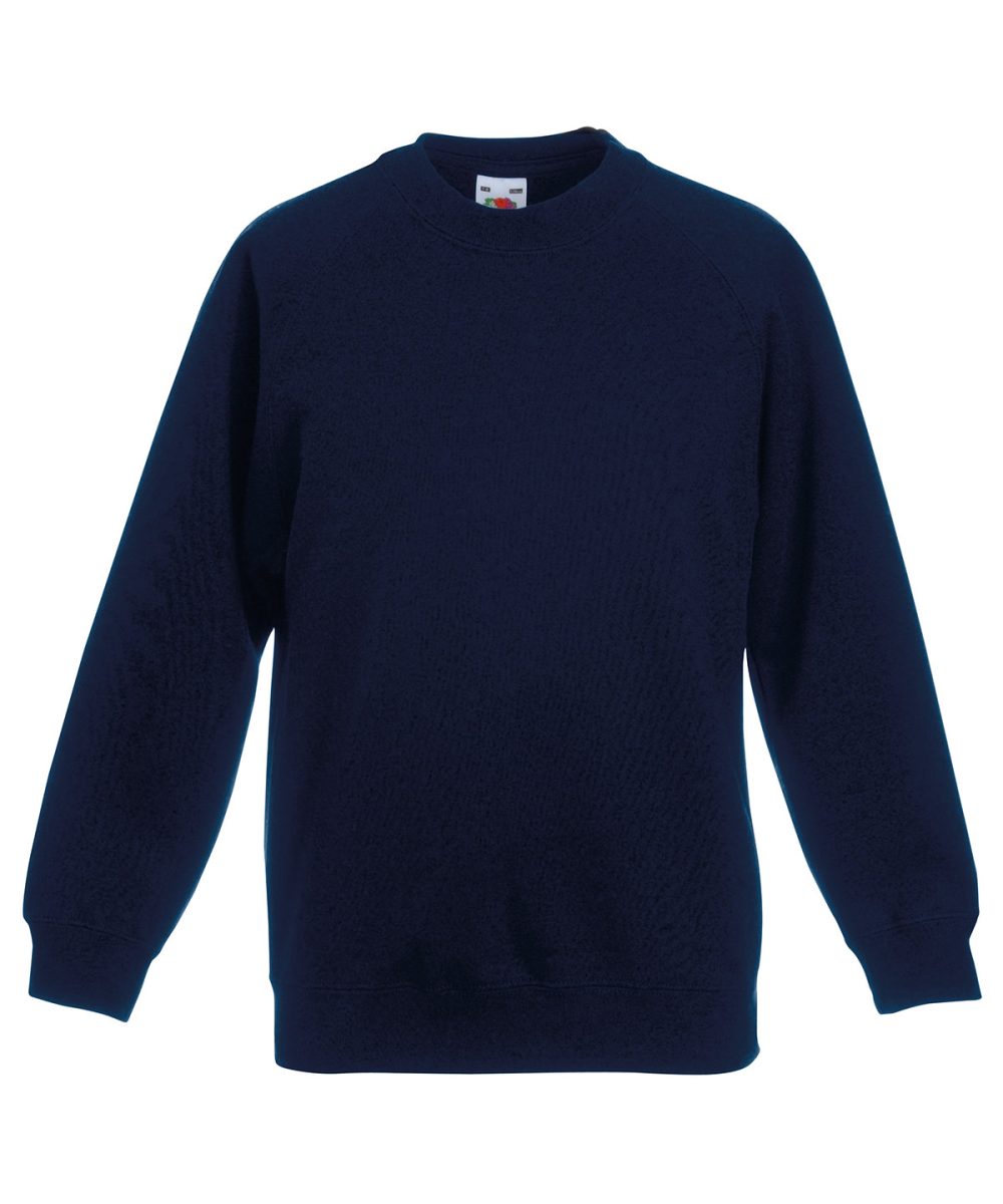 Deep Navy Kids classic raglan sweatshirt