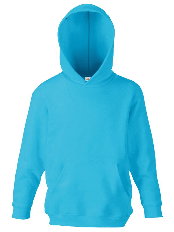 Azure Blue Kids classic hooded sweatshirt