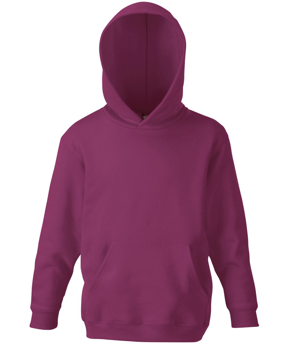 Burgundy Kids classic hooded sweatshirt