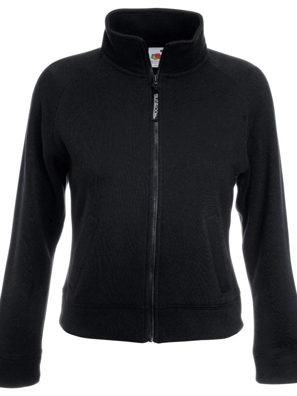 Black Women's premium 70/30 sweatshirt jacket