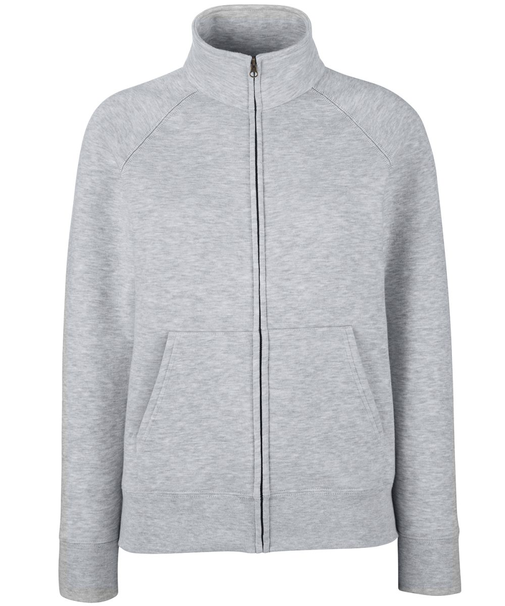 Heather Grey Women's premium 70/30 sweatshirt jacket