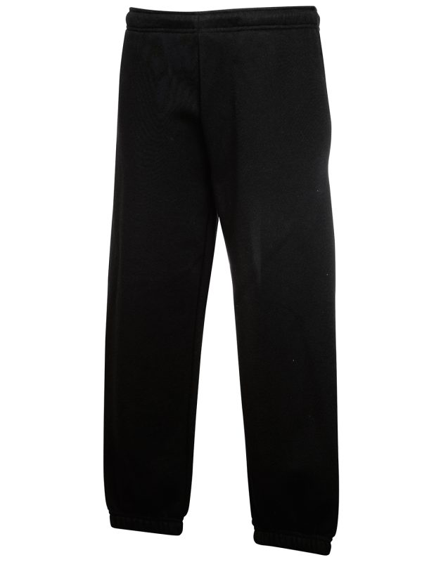 Black Kids classic elasticated cuff jog pants