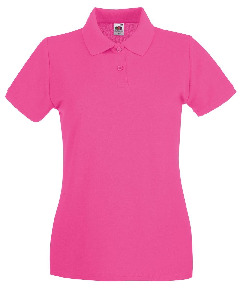 Fuchsia Women's premium polo