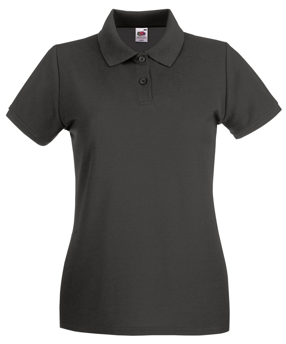 Light Graphite Women's premium polo