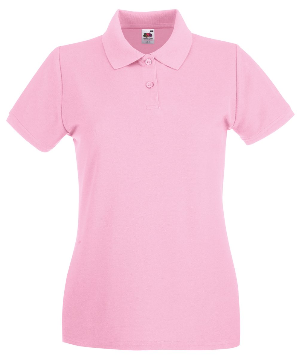 Light Pink Women's premium polo