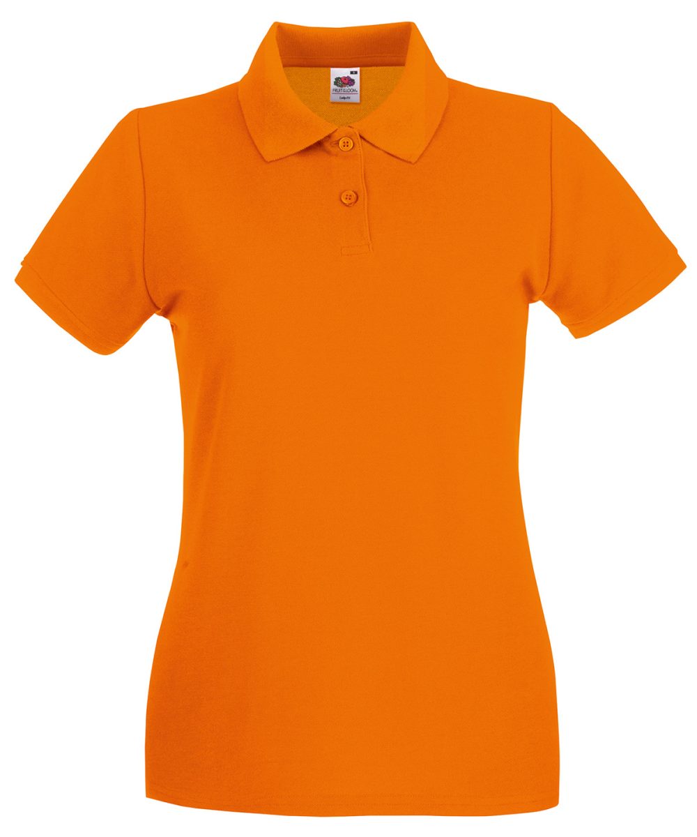 Orange Women's premium polo