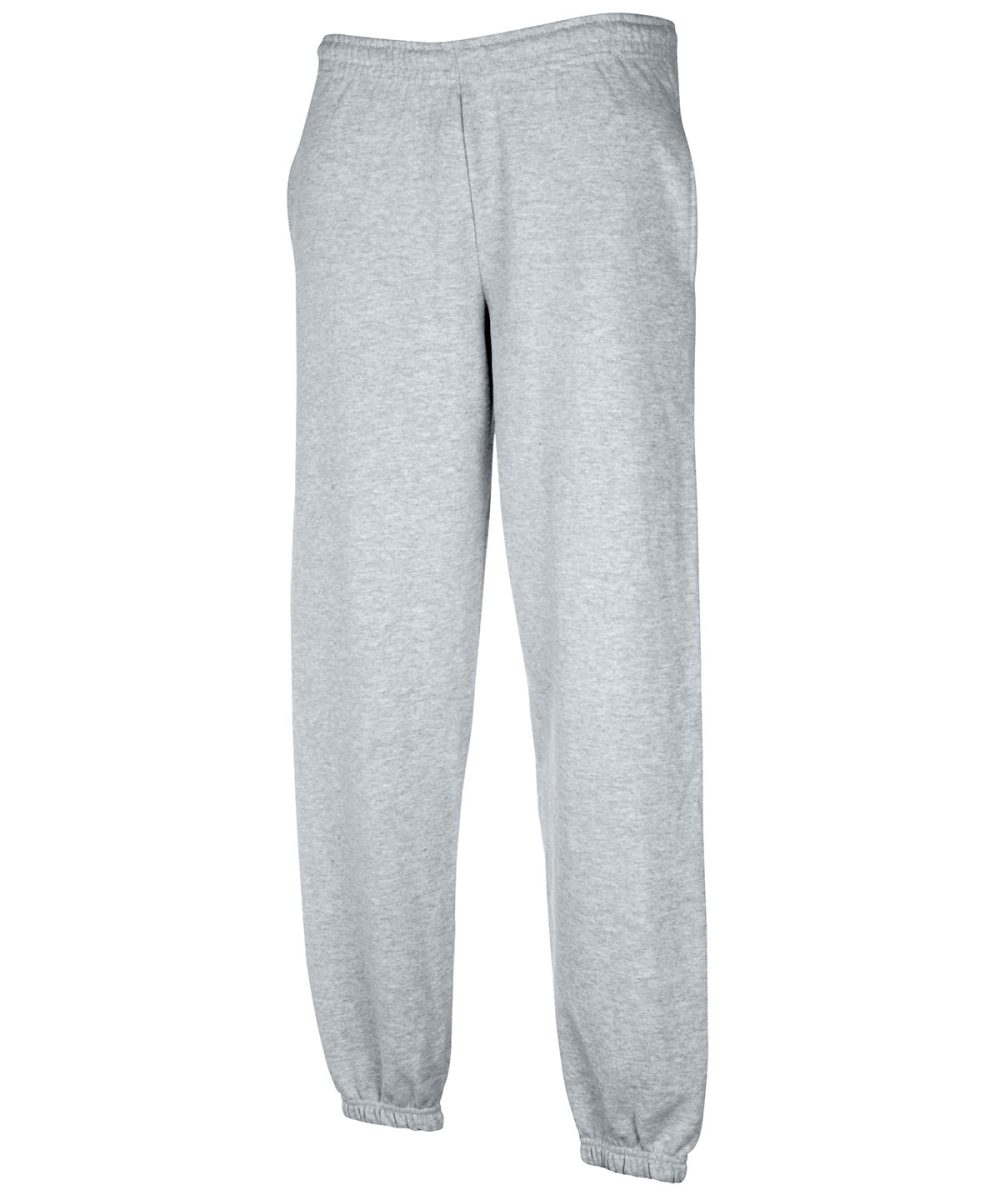 Heather Grey Premium 70/30 elasticated sweatpants