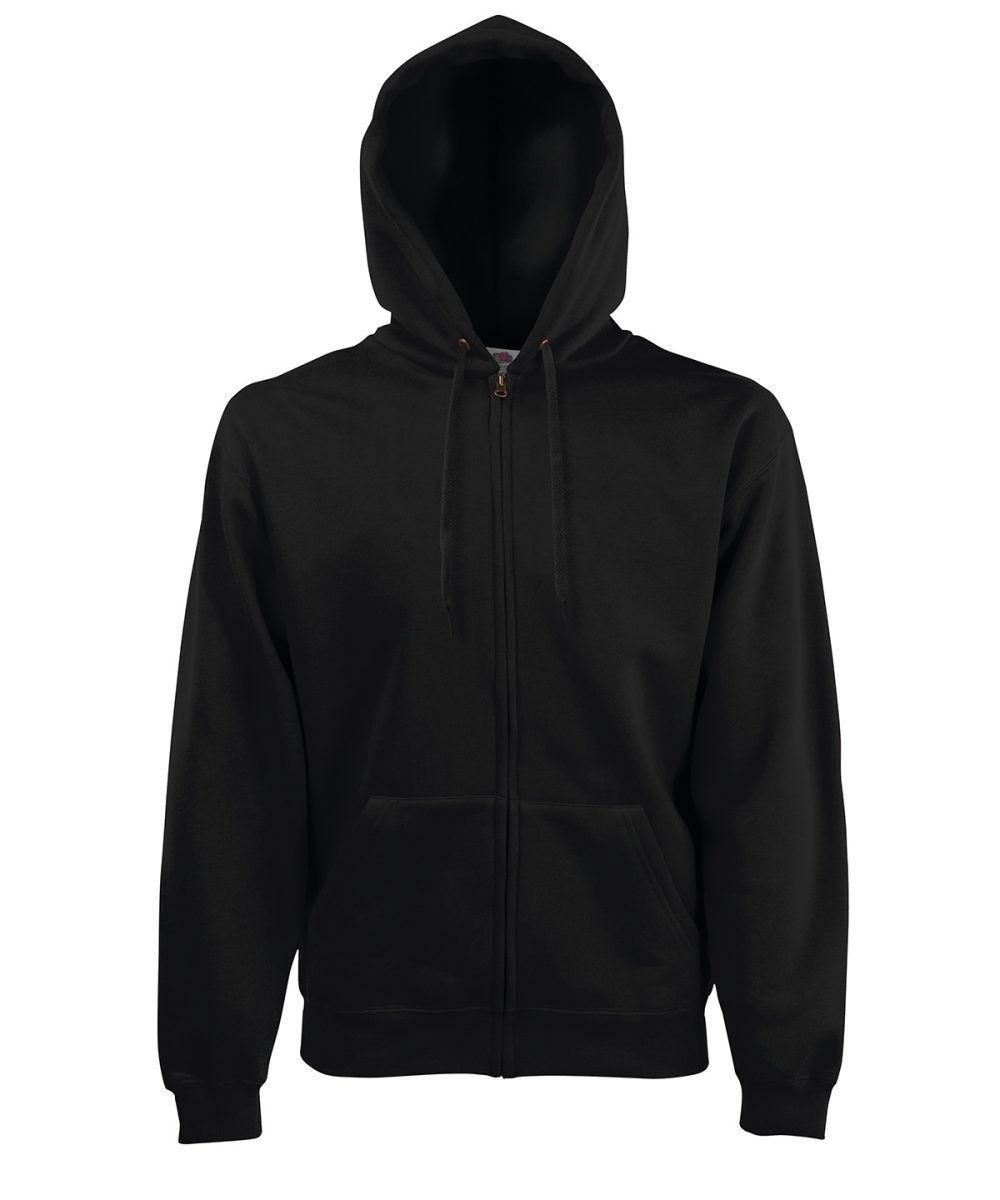 Black* Premium 70/30 hooded sweatshirt jacket