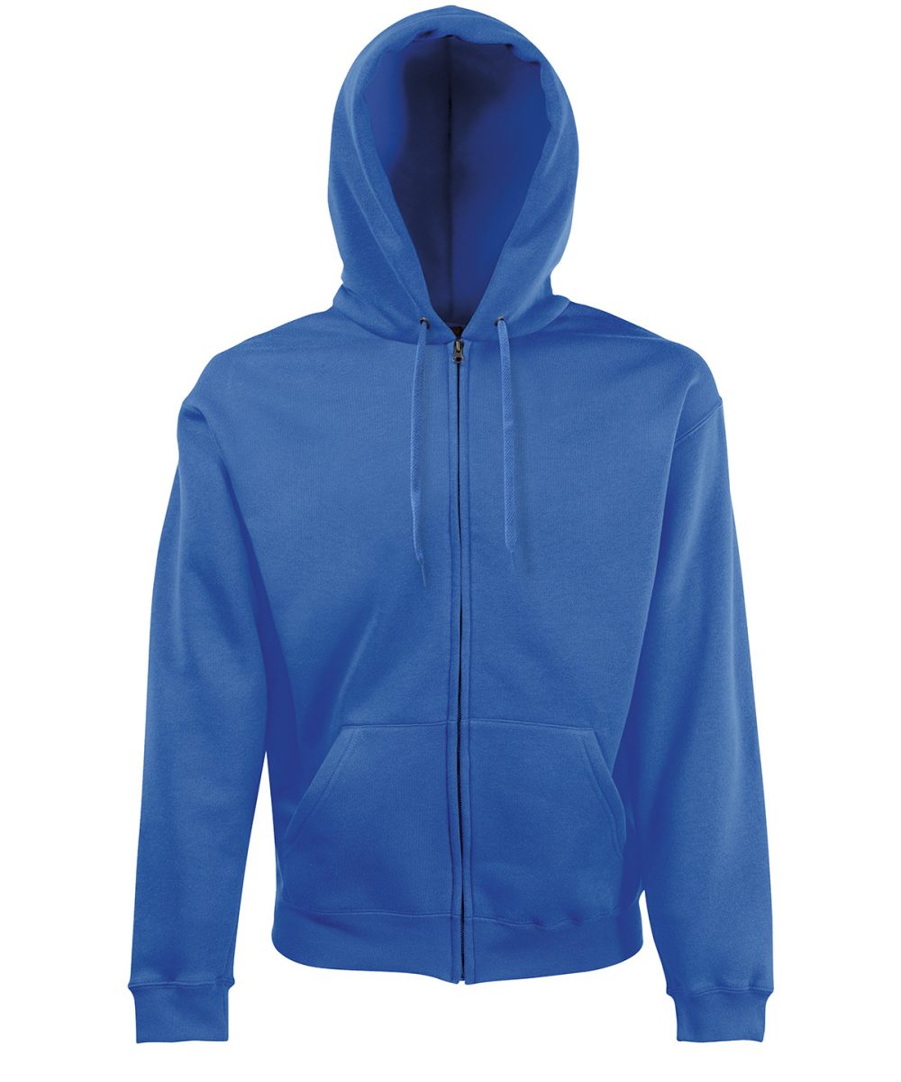 Royal Blue Premium 70/30 hooded sweatshirt jacket