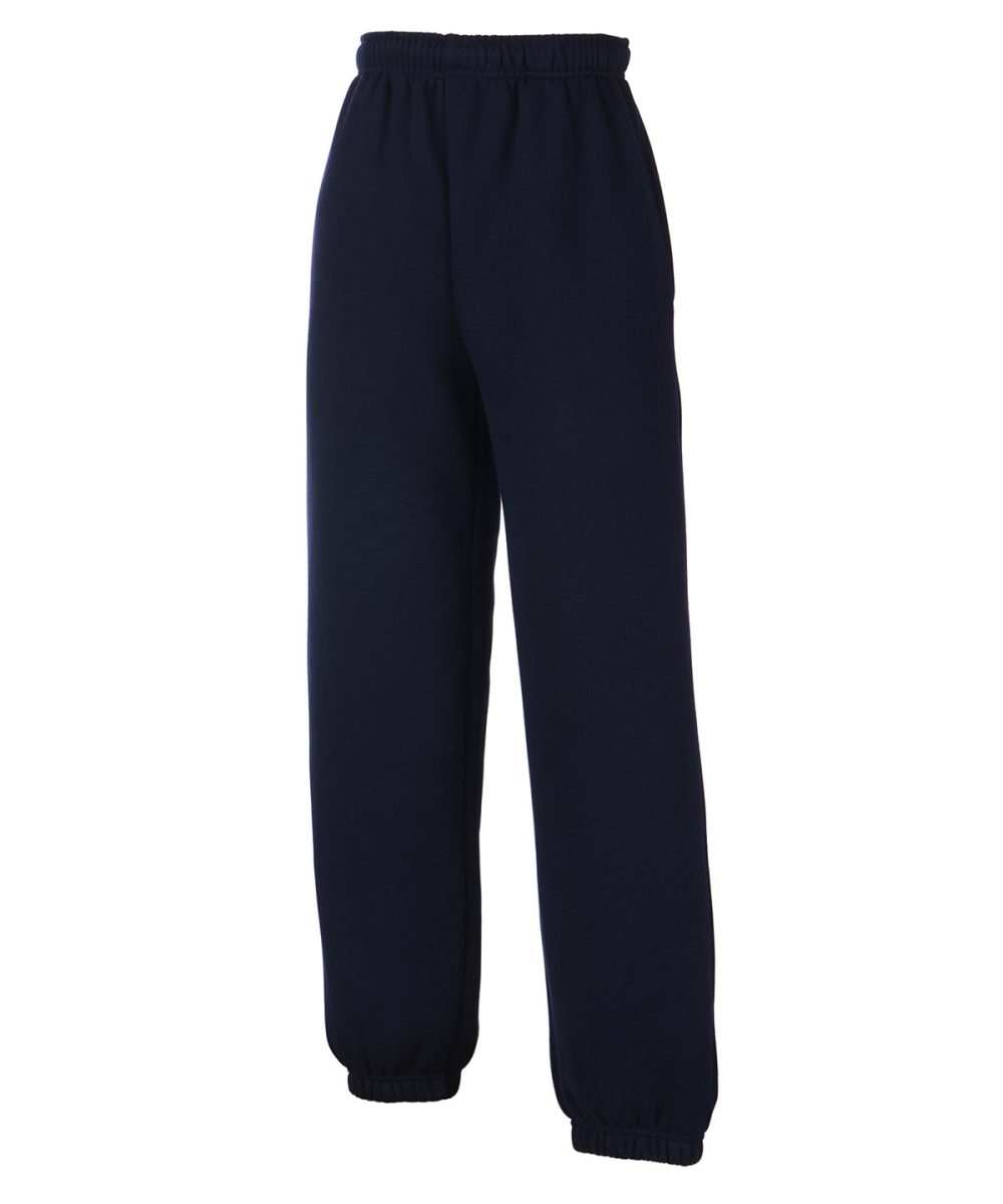 Deep Navy Kids premium elasticated cuff jog pants