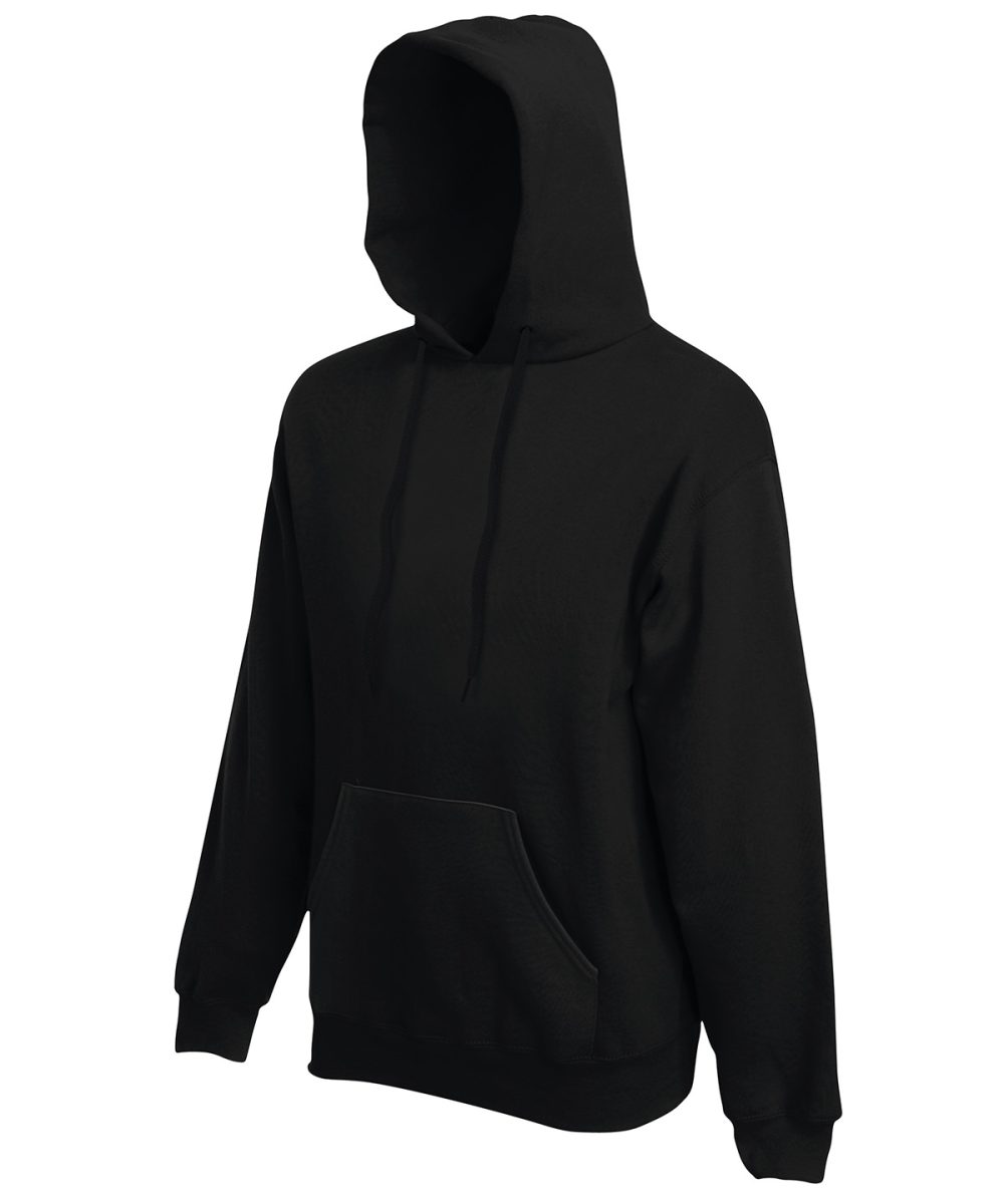 Black* Premium 70/30 hooded sweatshirt