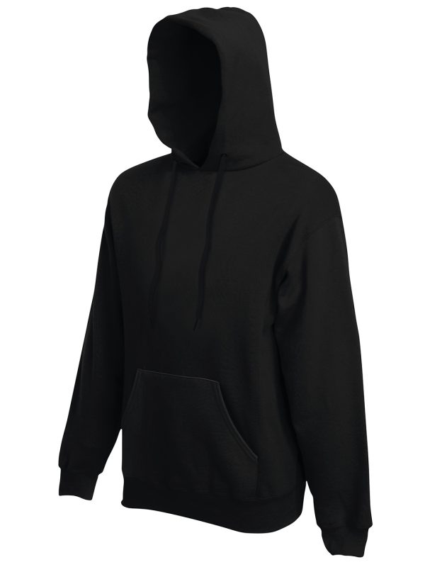 Black* Premium 70/30 hooded sweatshirt