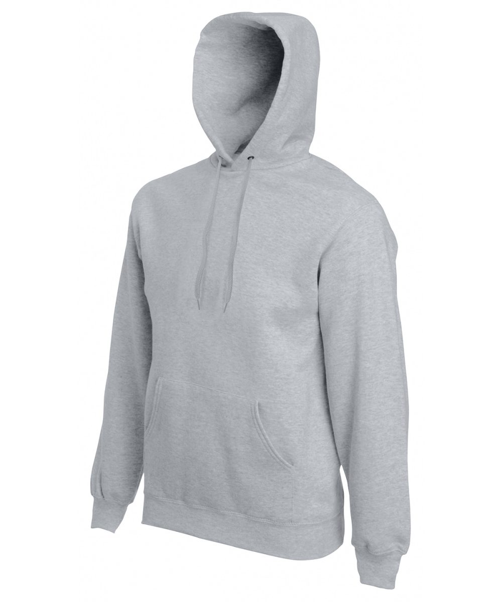 Heather Grey* Premium 70/30 hooded sweatshirt