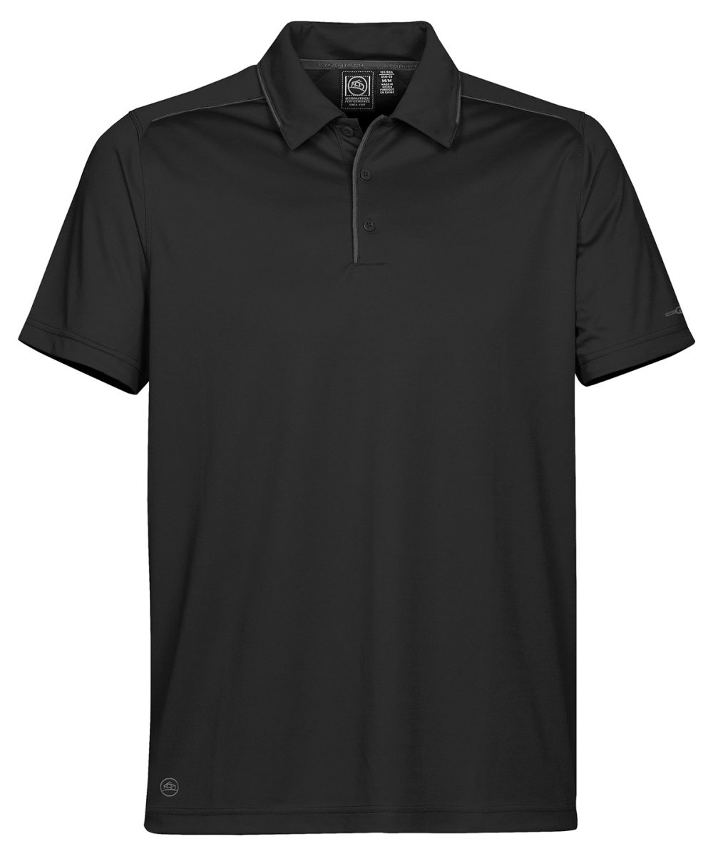 Black/Graphite H2X Inertia performance polo