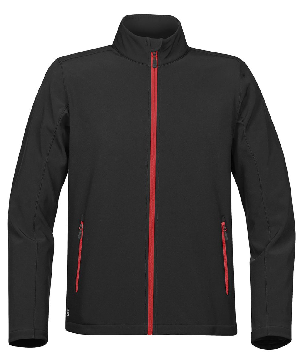 Black/Red Orbiter softshell