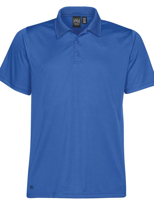 Azure Blue Eclipse H2X-Dry® piqué polo