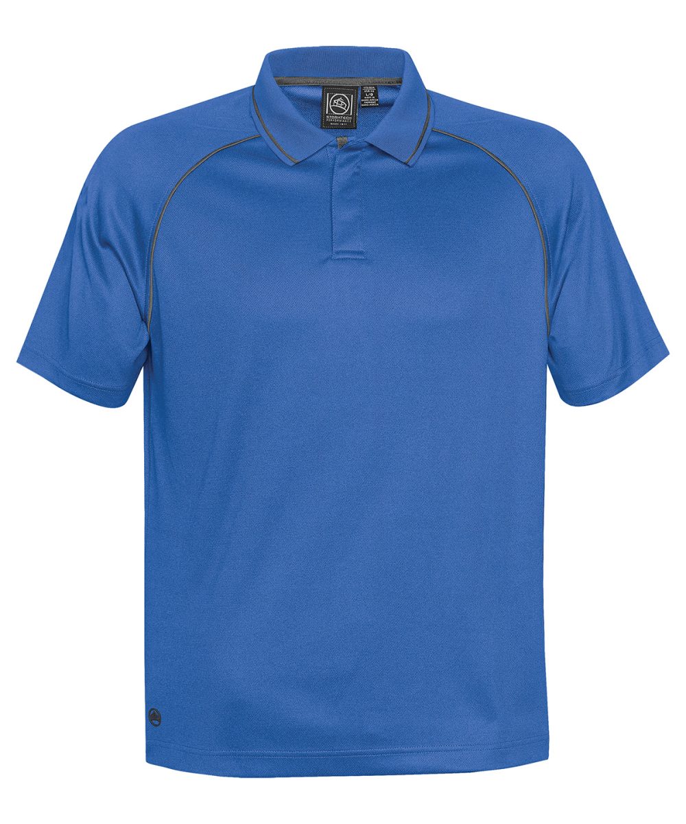 Azure Blue Tritium performance polo