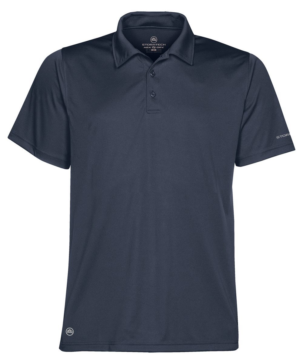 Navy Sports performance polo