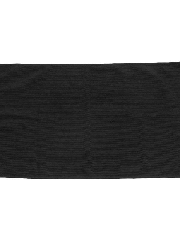 Black Microfibre bath towel