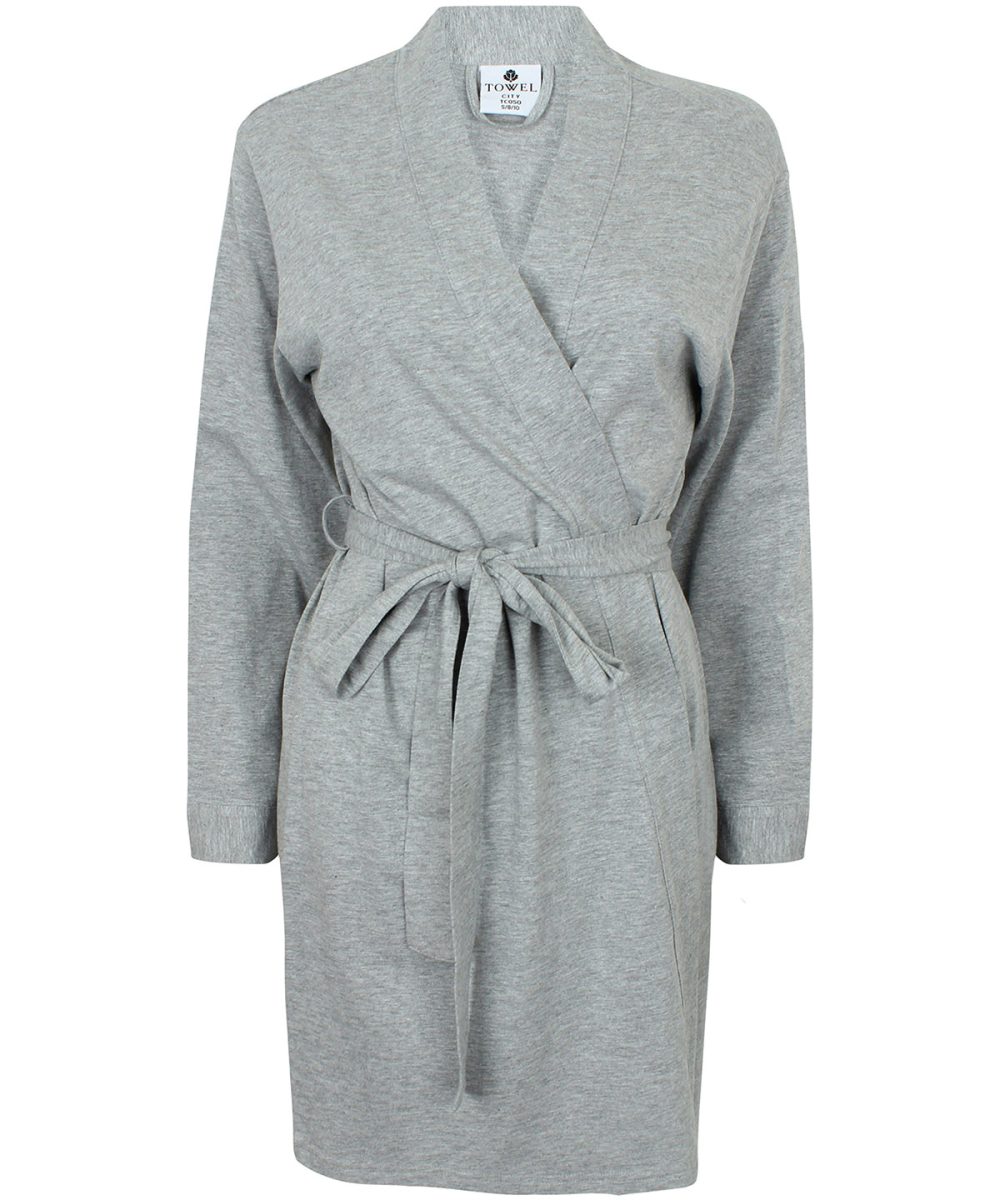 Heather Grey Women's wrap robe