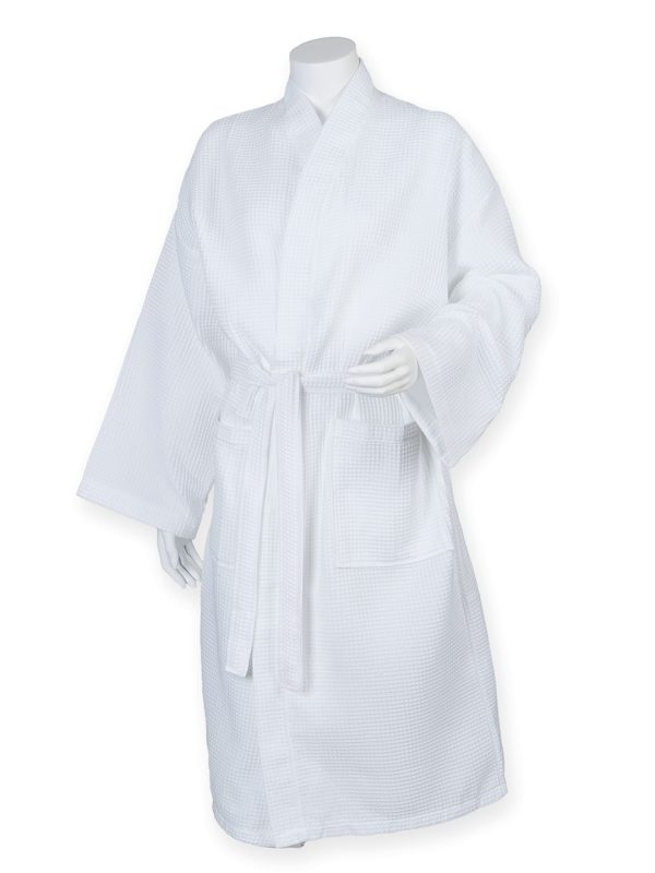 White Waffle robe