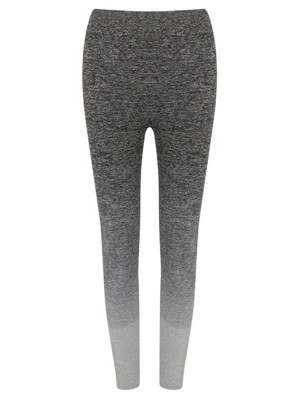 Dark Grey/Light Grey Marl Women's seamless fade out leggings