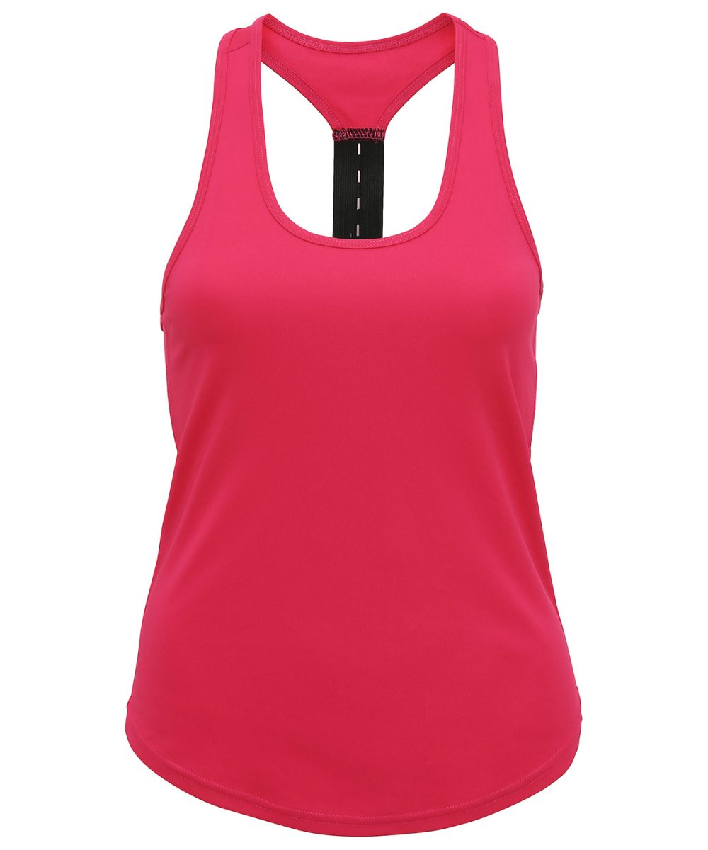 Hot Pink Women's TriDri® performance strap back vest