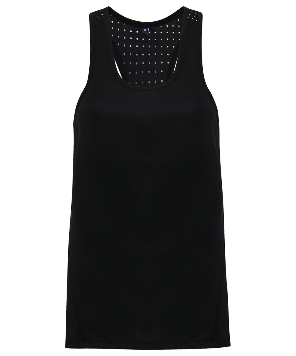 Black Women's TriDri® 'laser cut' vest