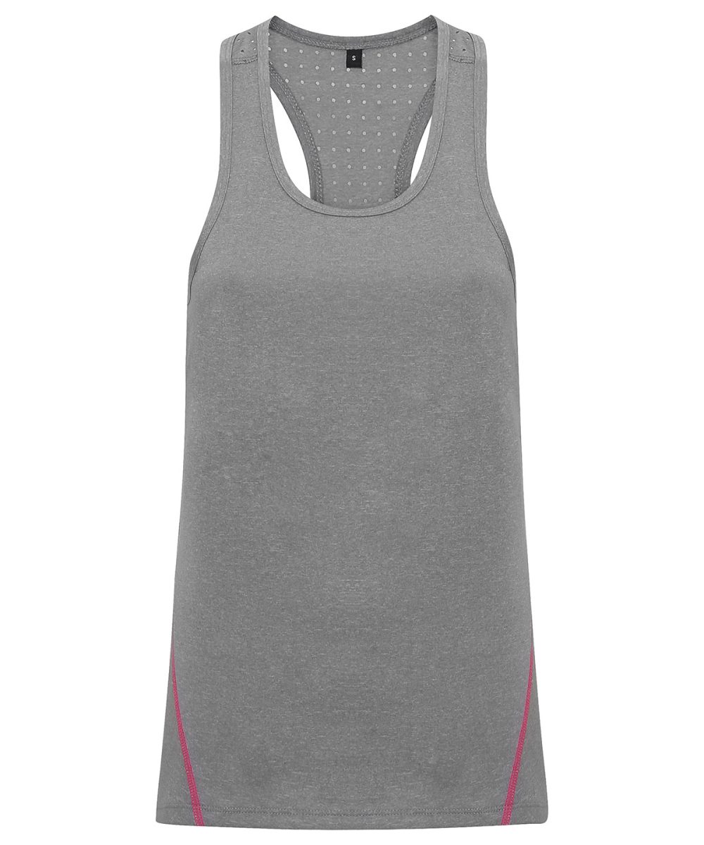 Silver Melange Women's TriDri® 'laser cut' vest