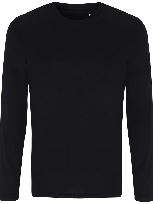 Black TriDri® long sleeve performance t-shirt