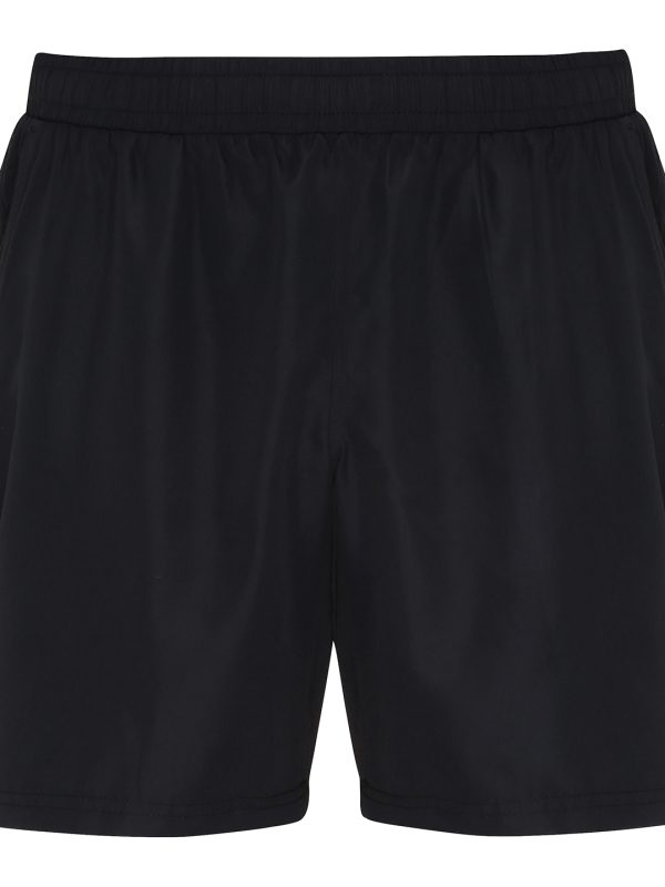 Black TriDri® training shorts