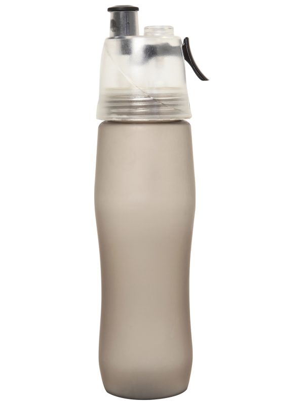 Grey TriDri® Fitness spray and refresh bottle