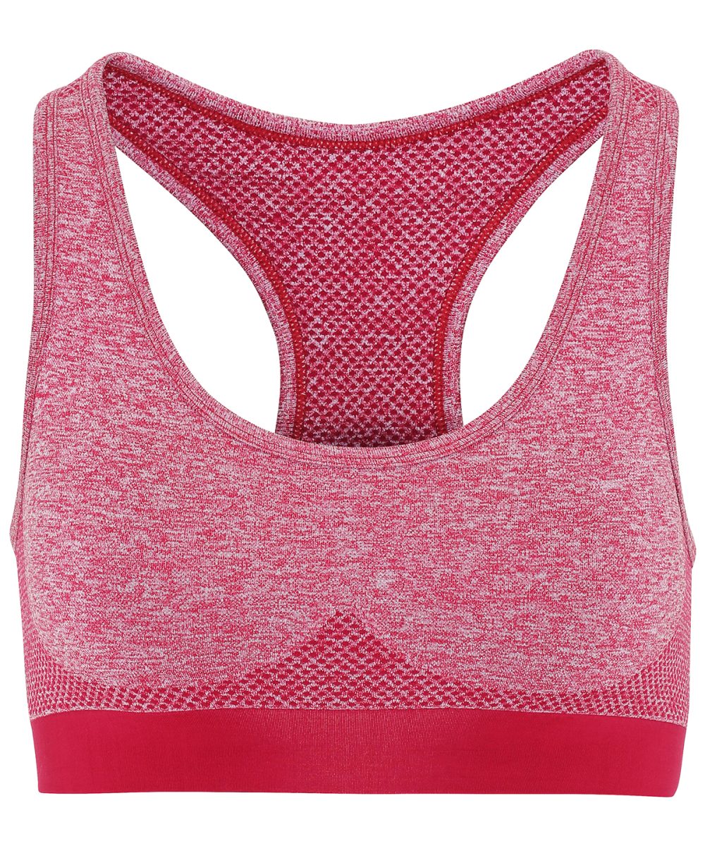 Burgundy TriDri® seamless '3D fit' multi-sport sculpt bra