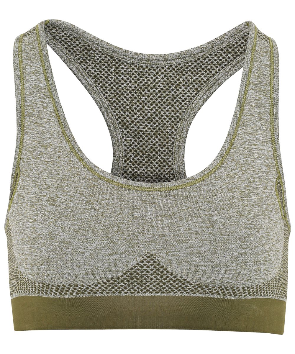 Olive TriDri® seamless '3D fit' multi-sport sculpt bra